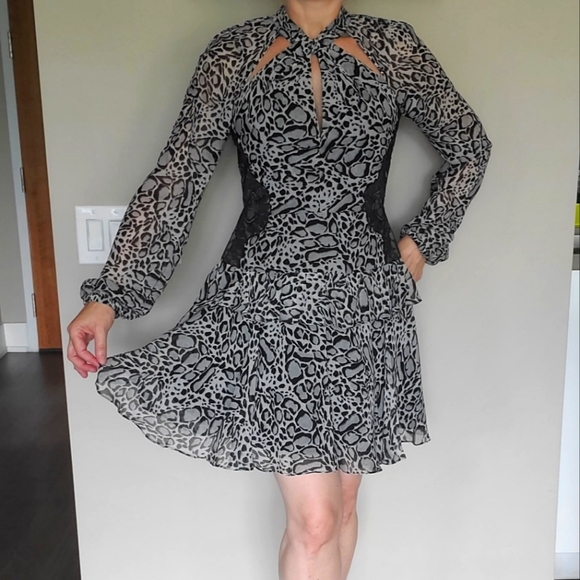 ๐ 2X HOST PICK ๐ BCBG MaxAzria Silk Party Dress - Picture 7 of 15